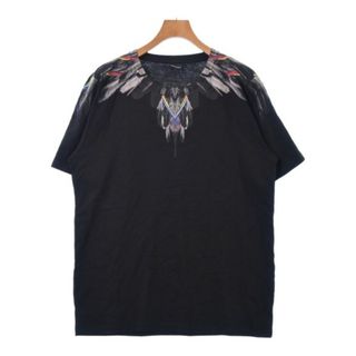 マルセロブロン(MARCELO BURLON)のMARCELO BURLON マルセロバーロン Tシャツ・カットソー M 黒 【古着】【中古】(Tシャツ/カットソー(半袖/袖なし))