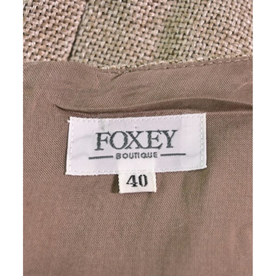 FOXEY BOUTIQUE - FOXEY BOUTIQUE フォクシーブティック ワンピース 40 ... FOXEY BOUTIQUE フォクシーブティック ワンピース 40(M位) 茶