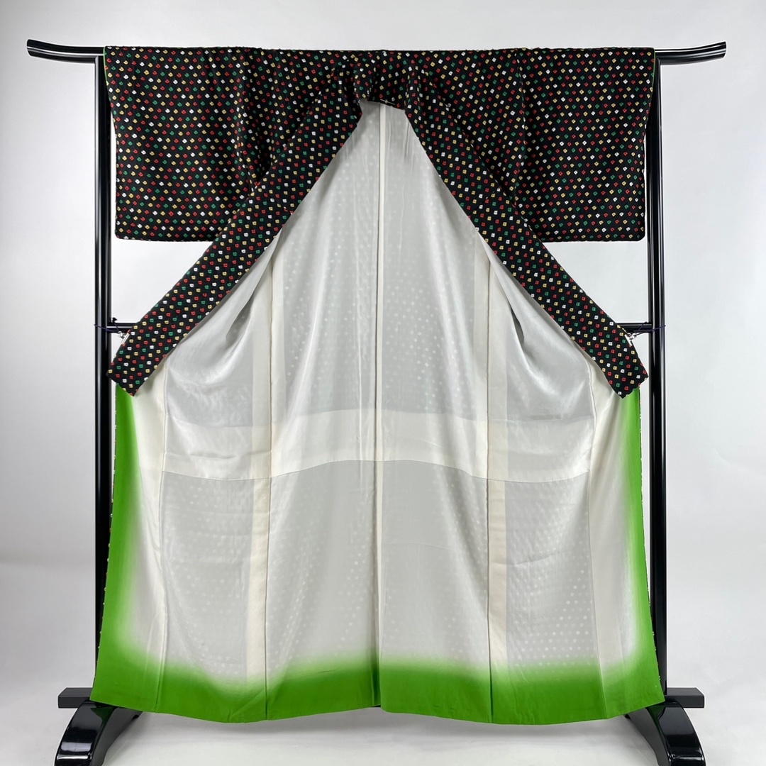 小紋 秀品 身丈162cm 裄丈65cm 正絹