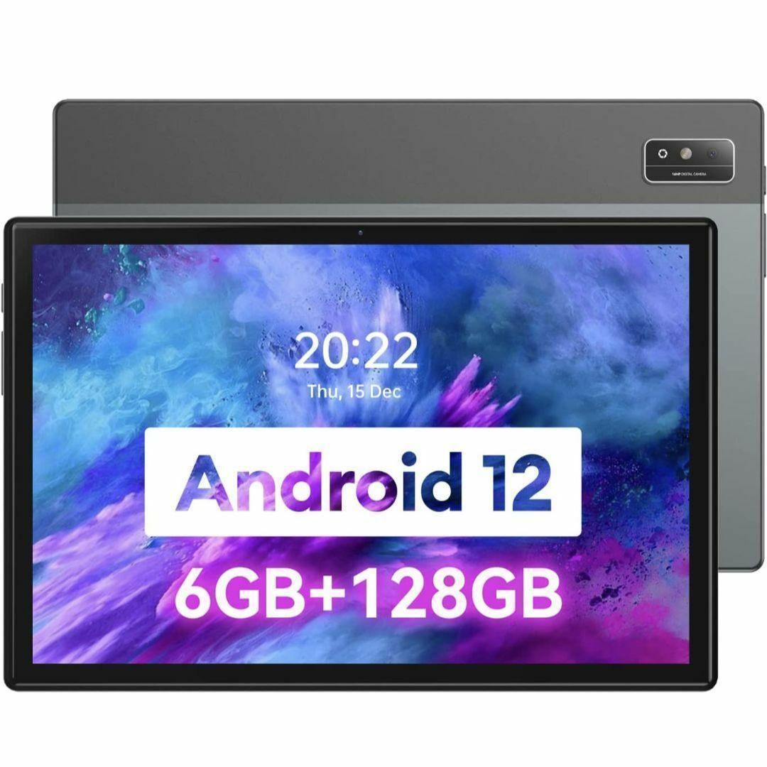 タブレット 本体 10インチ wi-fiモデル Android 12 128GBの+