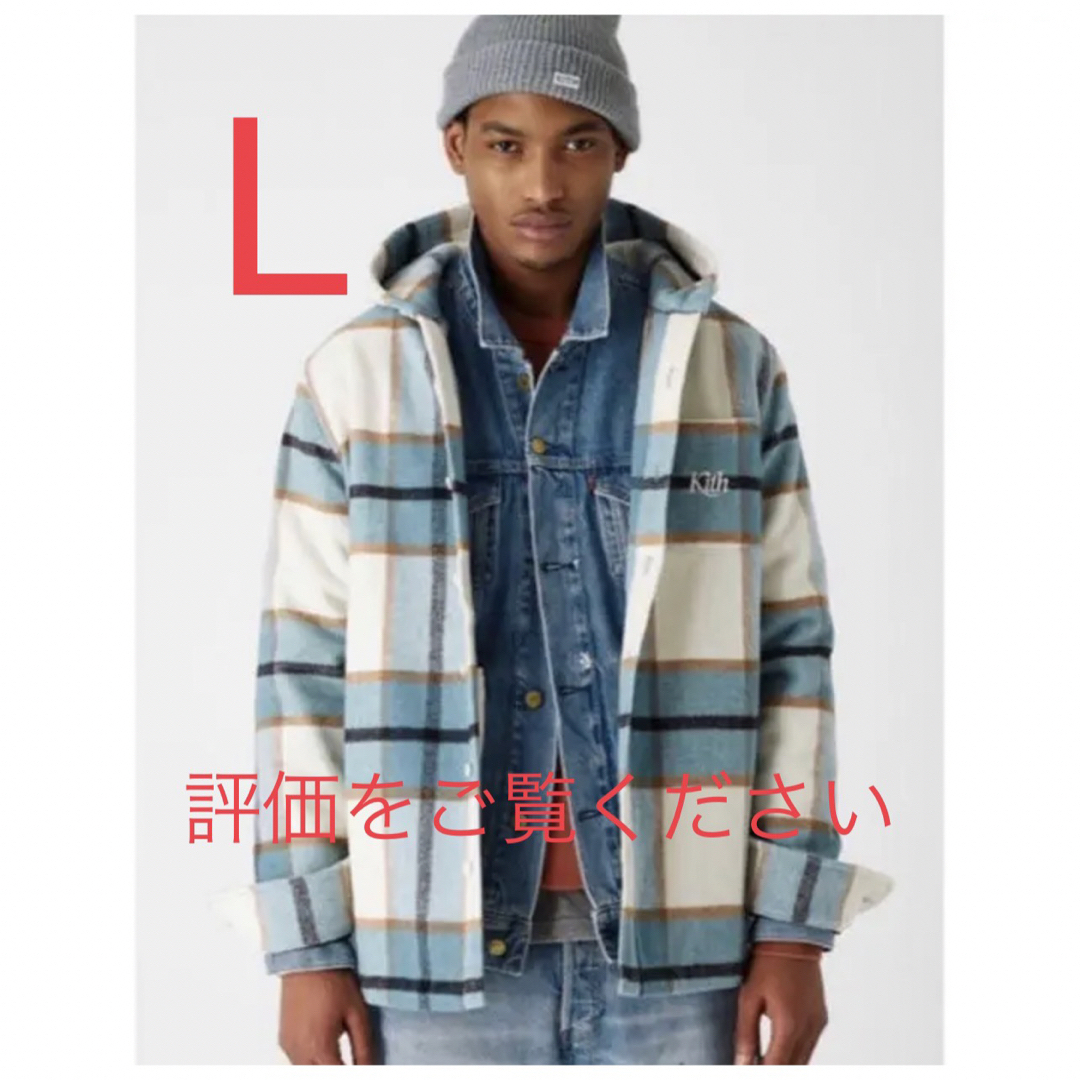 kith PLAID HOODED GINZA SHIRT