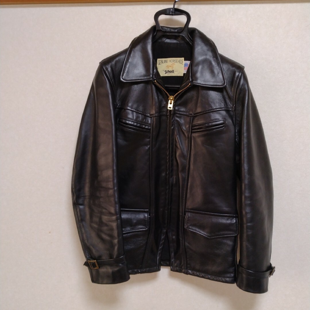 ショット ホースハイド カーコート TALONファスナー サイズ36-