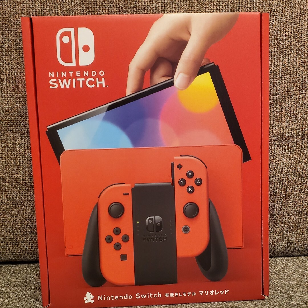 任天堂Switch 有機EL マリオレッド　新品未開封品　3年保証付き