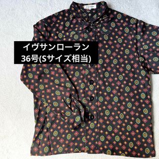 イヴサンローラン(Yves Saint Laurent)のイヴサンローラン SAINT LAURENT ブラウス リボン トップス S(Tシャツ(長袖/七分))