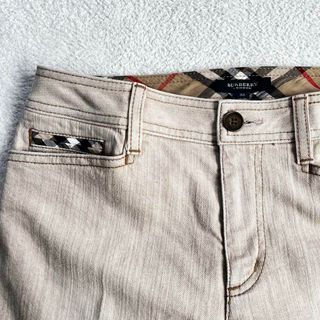 BURBERRY - 美品 レディース BURBERRY パンツ フレアパンツ チノパン