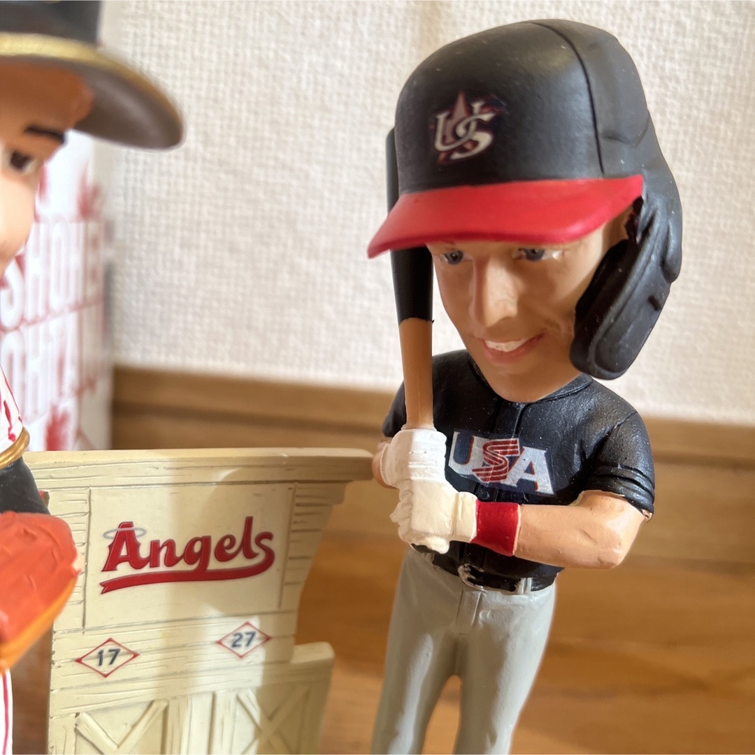 MLB - WBC 大谷翔平 トラウト トラウタニ カスタムボブルヘッド MLB