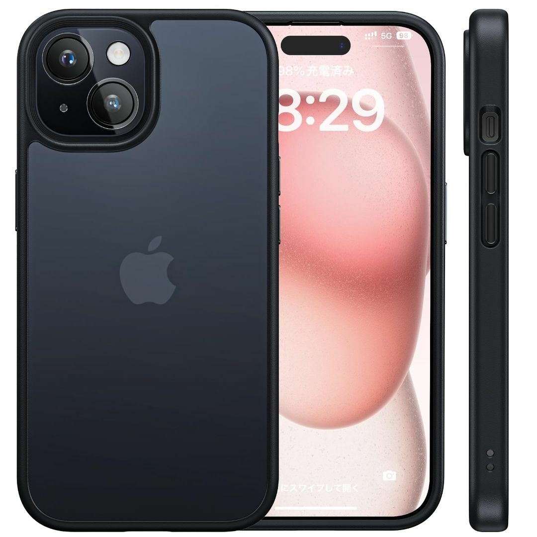 【数量限定】NIMASO ケース iPhone 15 用 カバー 滑り止め マッ