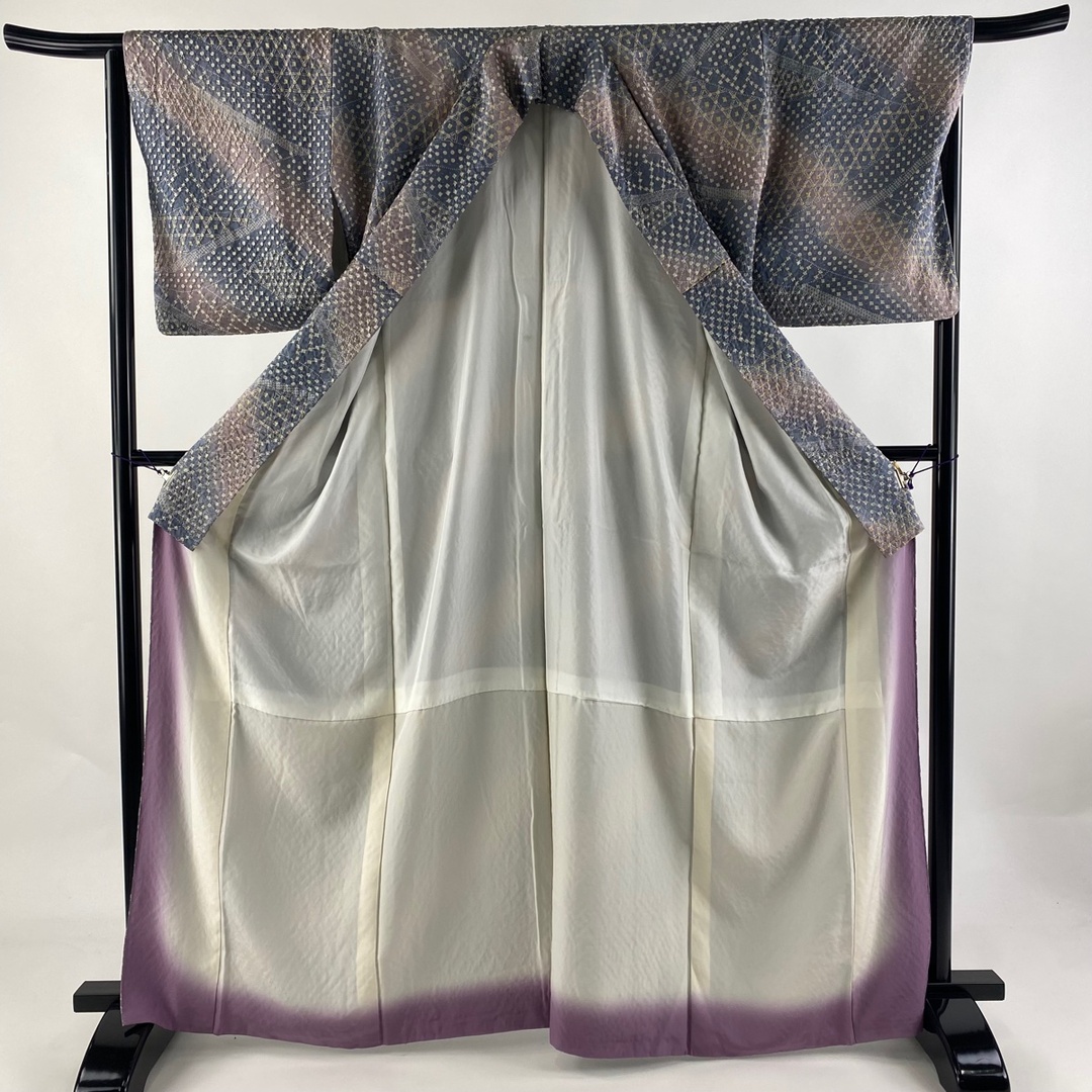 小紋 身丈167cm 裄丈67.5cm 正絹 秀品