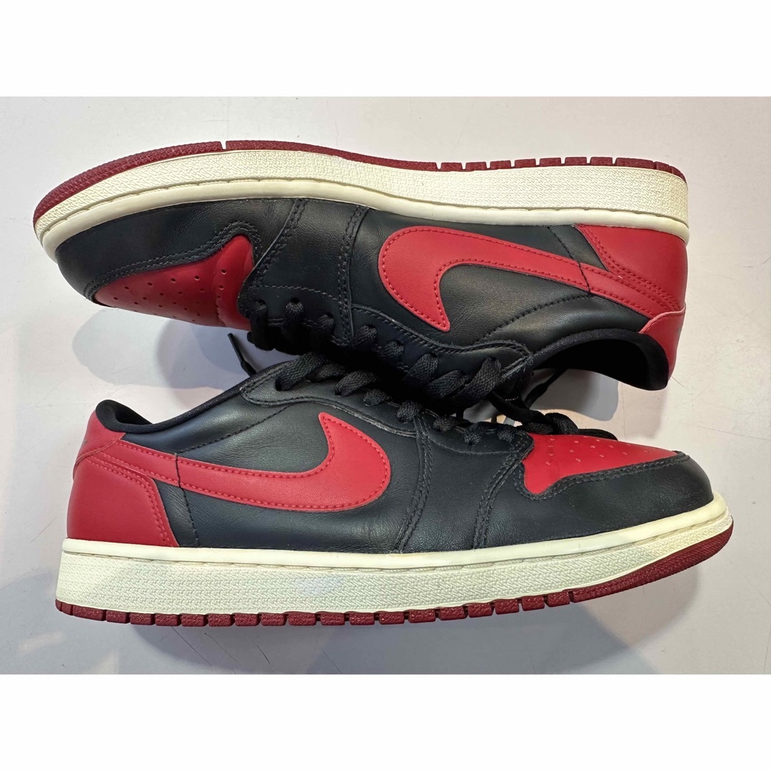 靴/シューズ2014 NIKE AIR JORDAN 1 RETRO LOW OG BRED