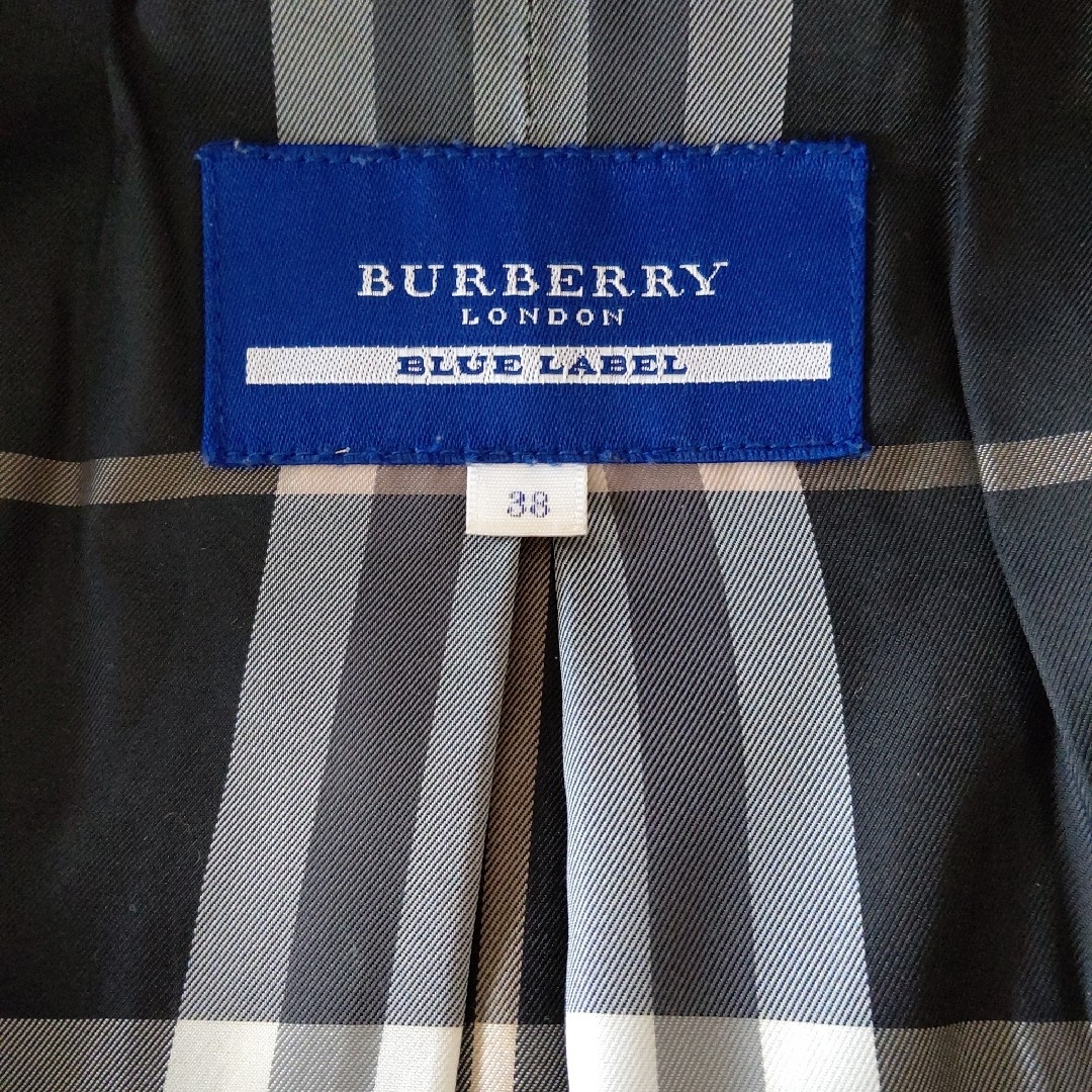 BURBERRY BLUE LABEL(バーバリーブルーレーベル)のバーバリー ブルーレーベル ジャケット 38 レディースのジャケット/アウター(ライダースジャケット)の商品写真