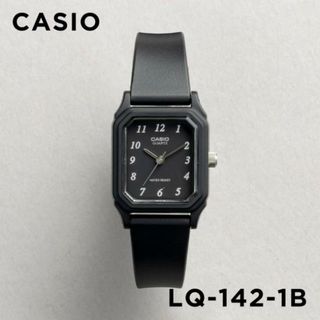 カシオ(CASIO)の【並行輸入品】【日本未発売】CASIO STANDARD LADYS カシオ スタンダード LQ-142-1B 腕時計 時計 ブランド レディース キッズ 子供 女の子 チープカシオ チプカシ アナログ ブラック 黒 かわいい 角型 海外モデル 送料無料(腕時計)