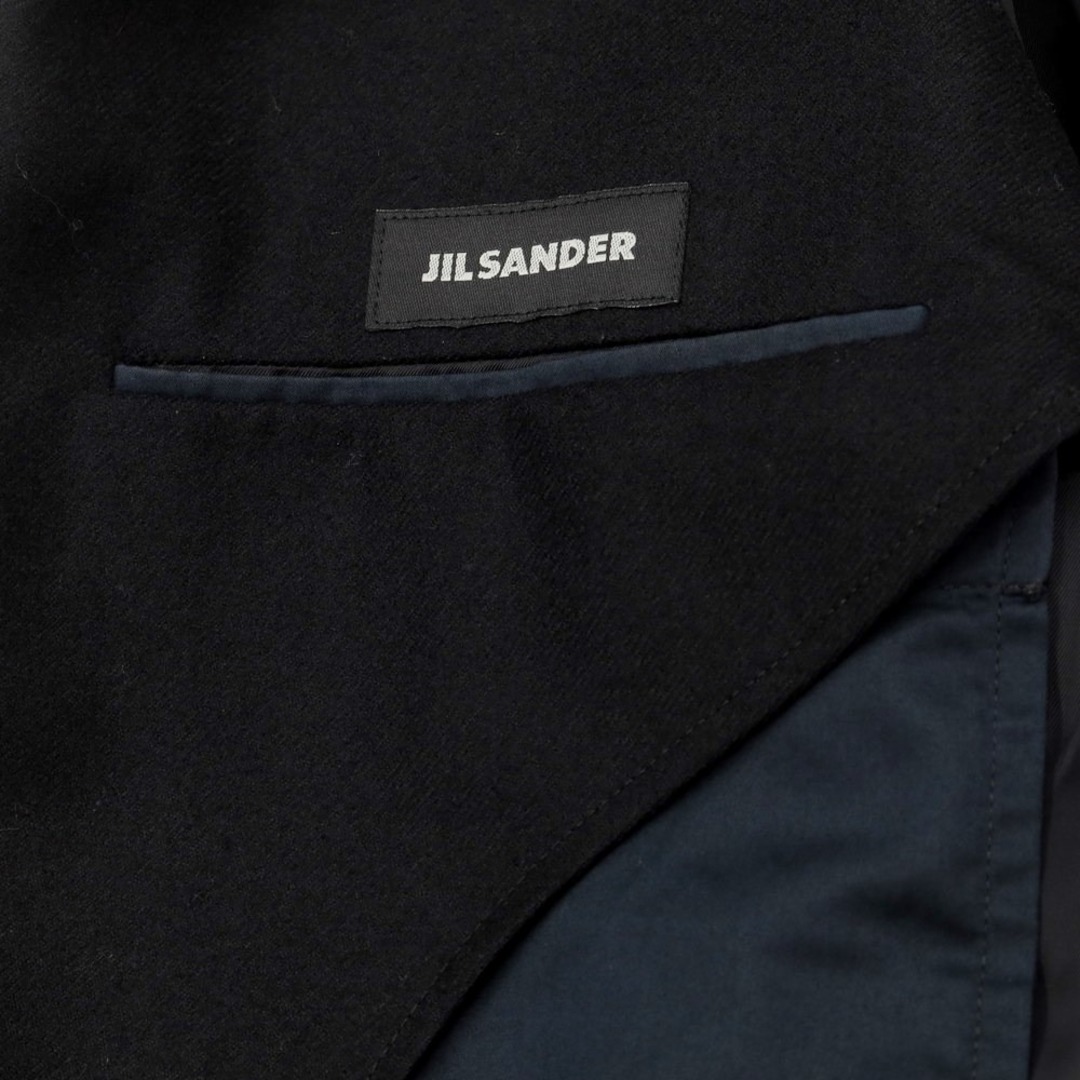 Jil Sander(ジルサンダー)の【中古】ジルサンダー JIL SANDER ウール テーラードジャケット ブラック【サイズ52】【メンズ】 メンズのジャケット/アウター(テーラードジャケット)の商品写真