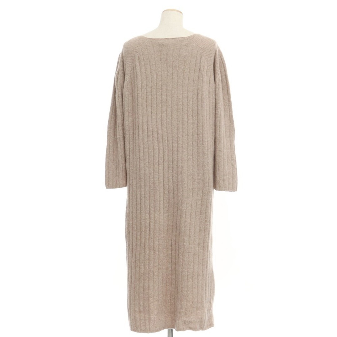 中古】ミシュケ Miske カシミヤ ニット ワンピース ベージュ【サイズF