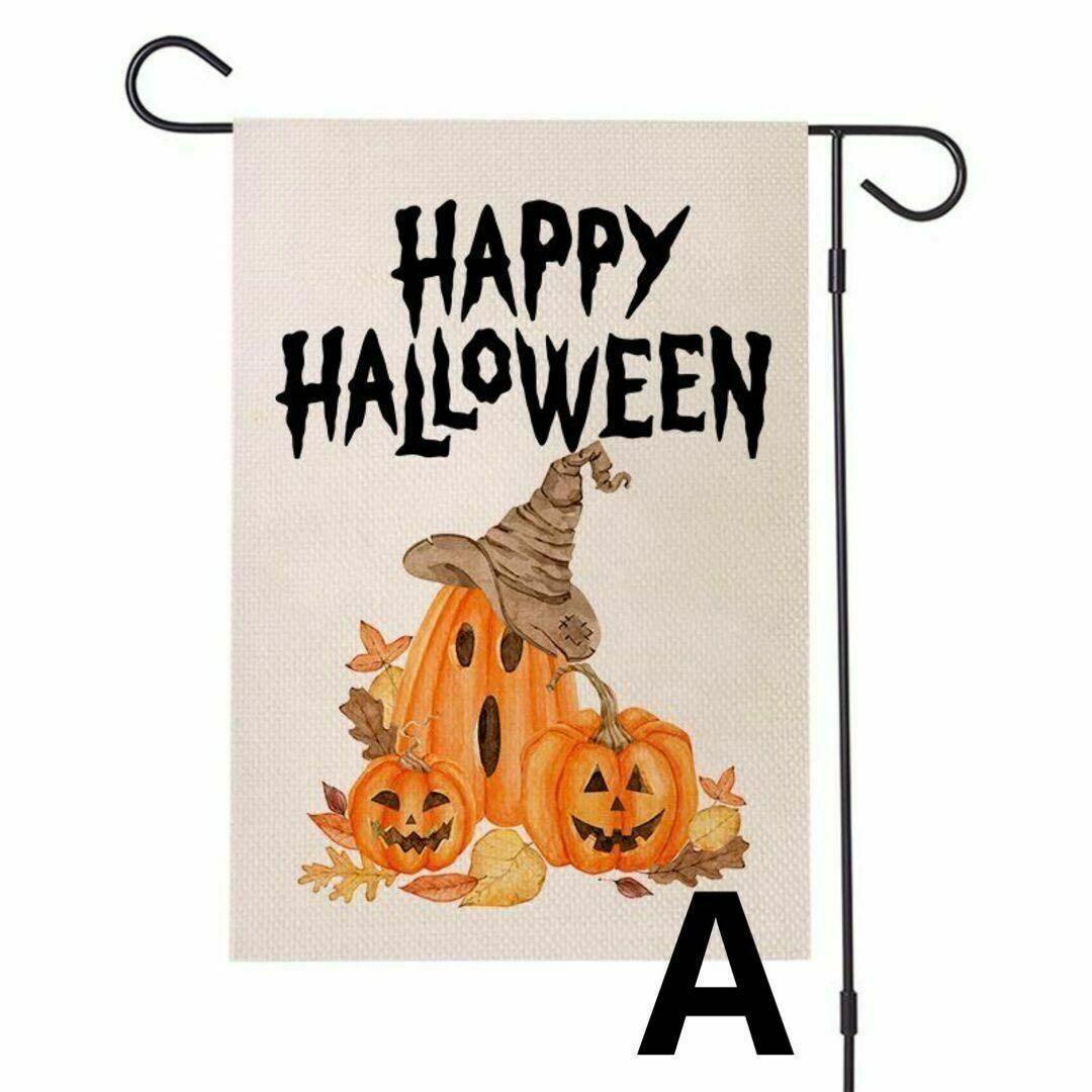 【おまけ付】 ハロウィーン飾りかぼちゃ玄関吊り下げ旗ガーランドランタンガーデニング背景おばけ