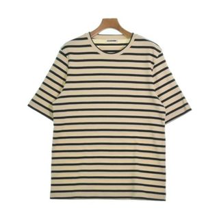 JIL SANDER + ニット・セーター L 白x黒(ボーダー) 【古着】【中古】(ニット/セーター)