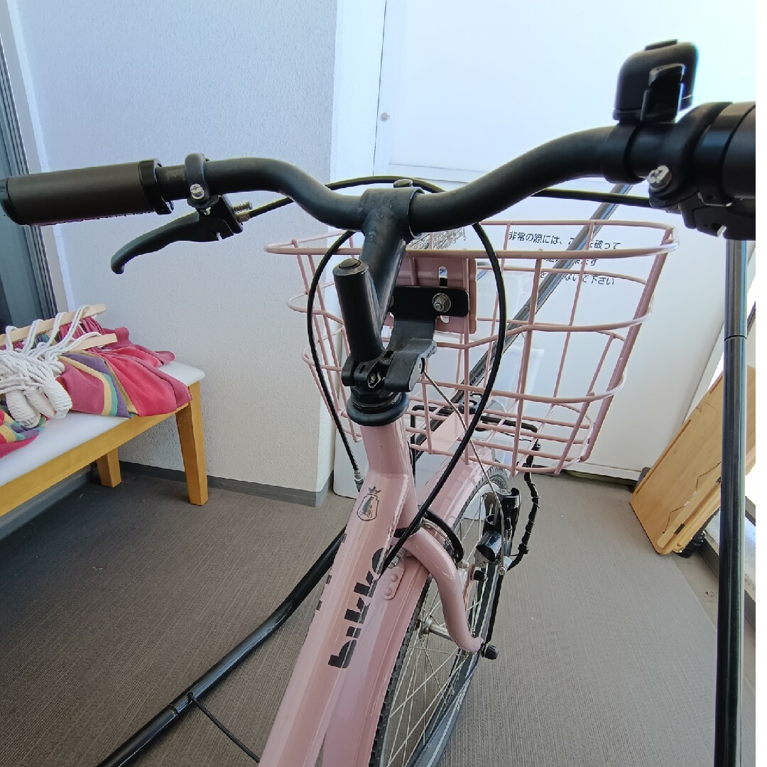 BRIDGESTONE(ブリヂストン)のビッケ　bikke 22インチ　自転車 ピンク スポーツ/アウトドアの自転車(自転車本体)の商品写真