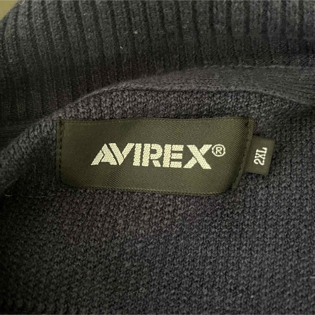 AVIREX コットンスタンド　ジップアップセーター　トップガンじぃーじ簡易包装になります