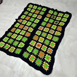 ハンドメイド　マルチカバー　ソファーカバー　ブランケット　138x110(その他)