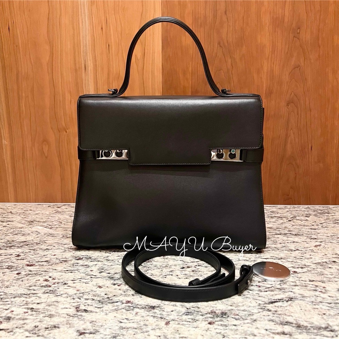 DELVAUX タンペートGM ブラック金具タンペートMM