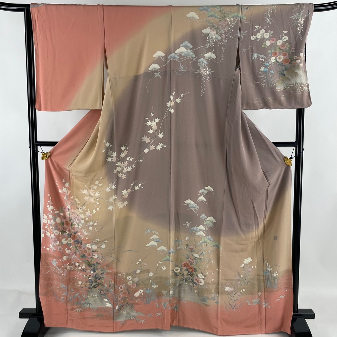 訪問着 身丈165.5cm 裄丈66.5cm 正絹 名品