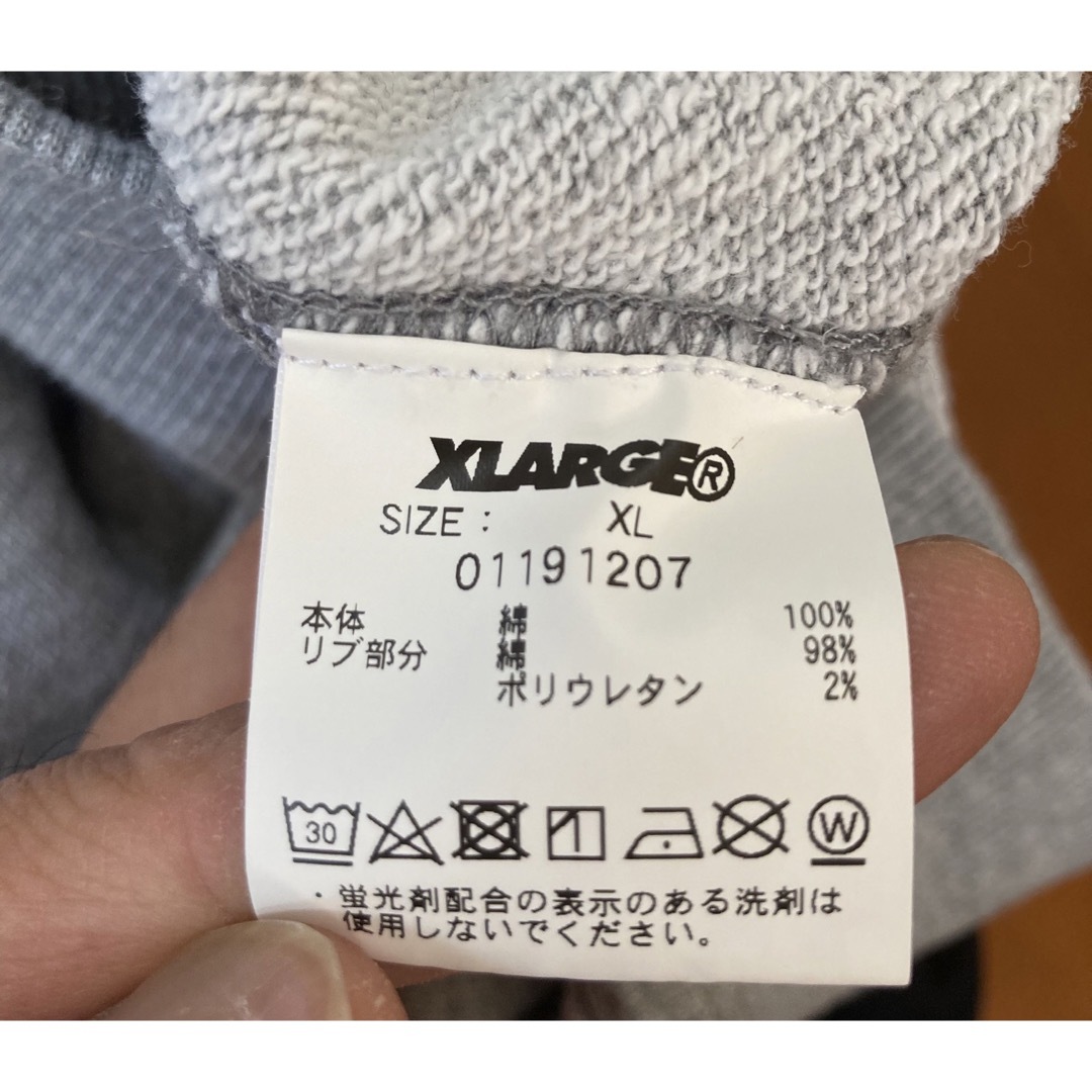 XLARGE - 【極美品】XLARGEエクストララージ☆デカロゴ スウェット