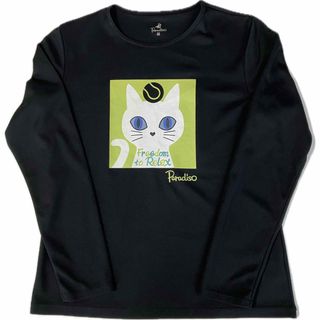 パラディーゾ(Paradiso)の専用★パラディーゾ  ネコTシャツ 大きめM 黒 長袖➕ルコック ロゴT白L(ウェア)