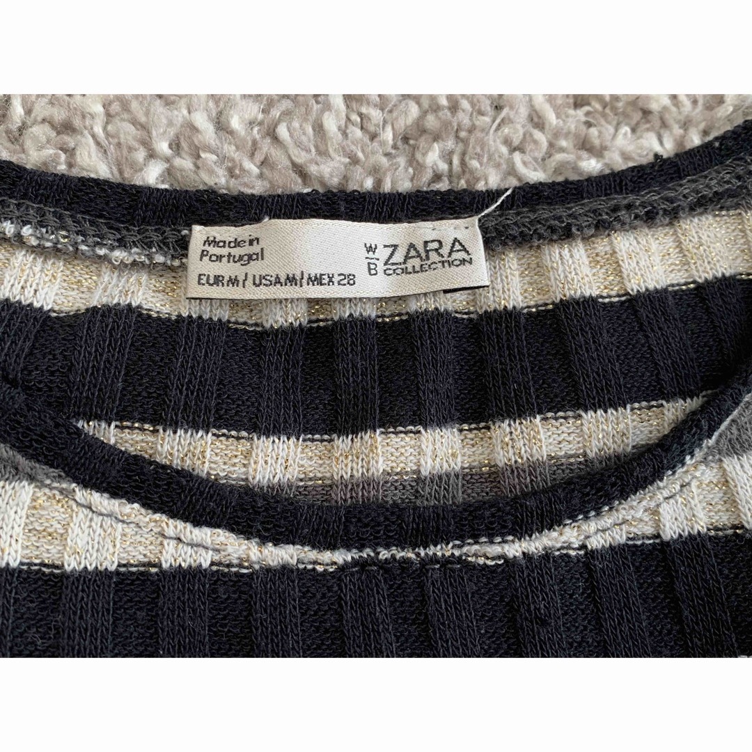 ZARA(ザラ)のZARA ザラ　トップス　ストライプ レディースのトップス(Tシャツ(長袖/七分))の商品写真