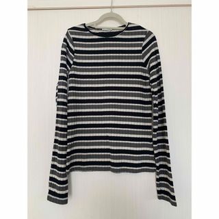 ザラ(ZARA)のZARA ザラ　トップス　ストライプ(Tシャツ(長袖/七分))