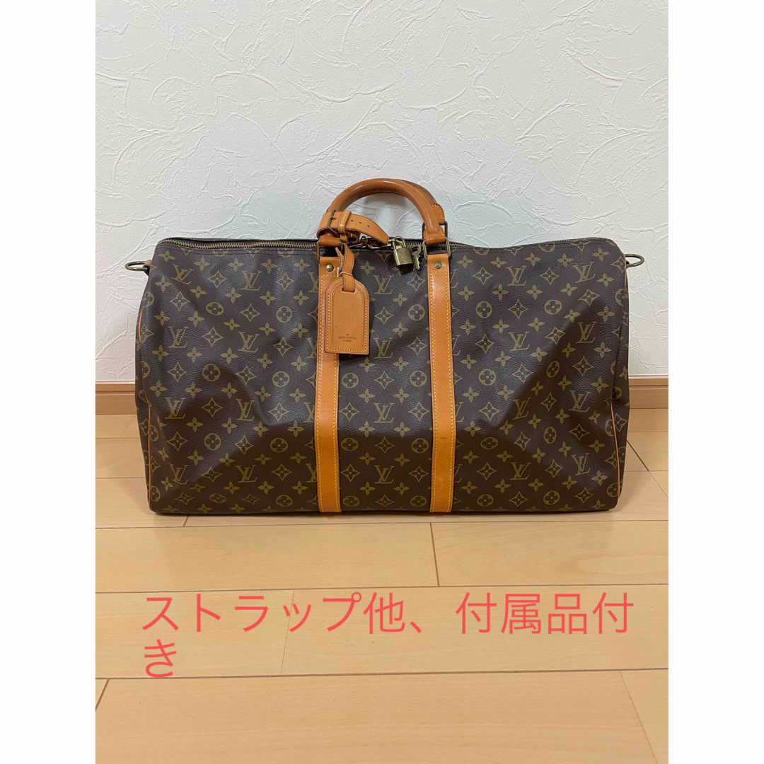 LOUIS VUITTON/ルイヴィトン　キーポル55  ストラップ付きバッグ