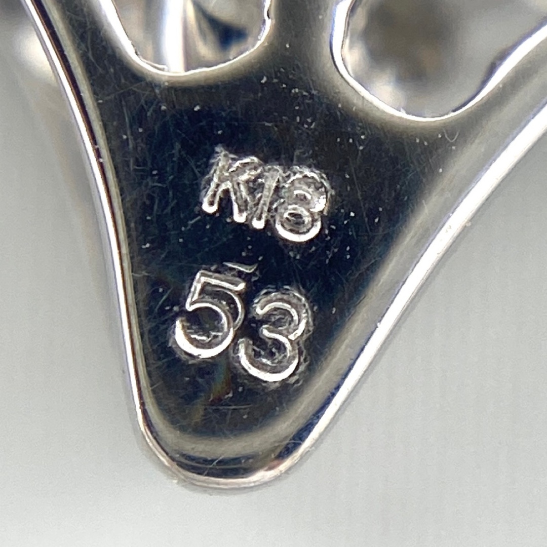 ダイヤモンド デザインネックレス K18ゴールド 4