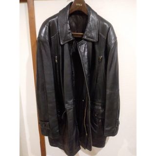 ラムレザーコート 【美品】90s 古着(レザージャケット)