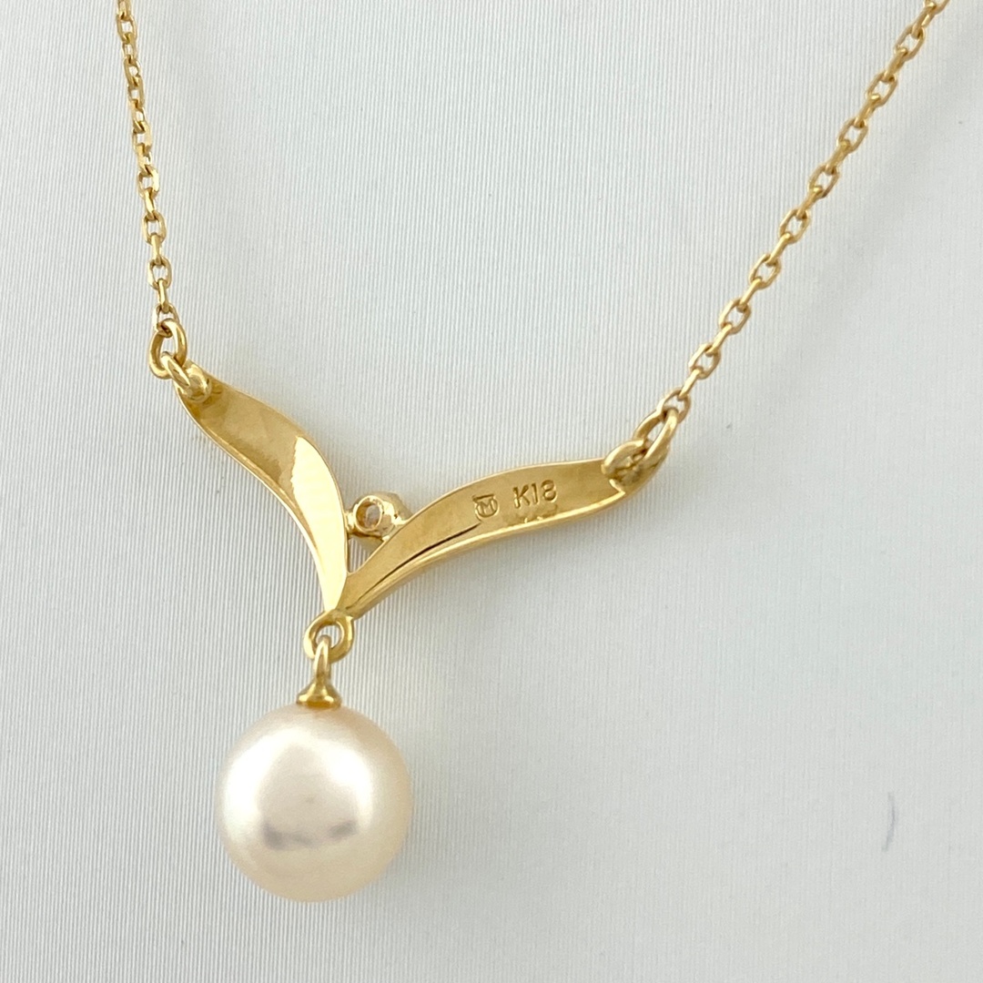 MIKIMOTO - ミキモト パール デザインネックレス YG 【中古】の通販 by