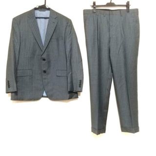 良品▽Ermenegildo Zegna エルメネジルドゼニア Multiseason ウール100％ シングルスーツ グレー 52 スペイン製 メンズ ビジネス◎