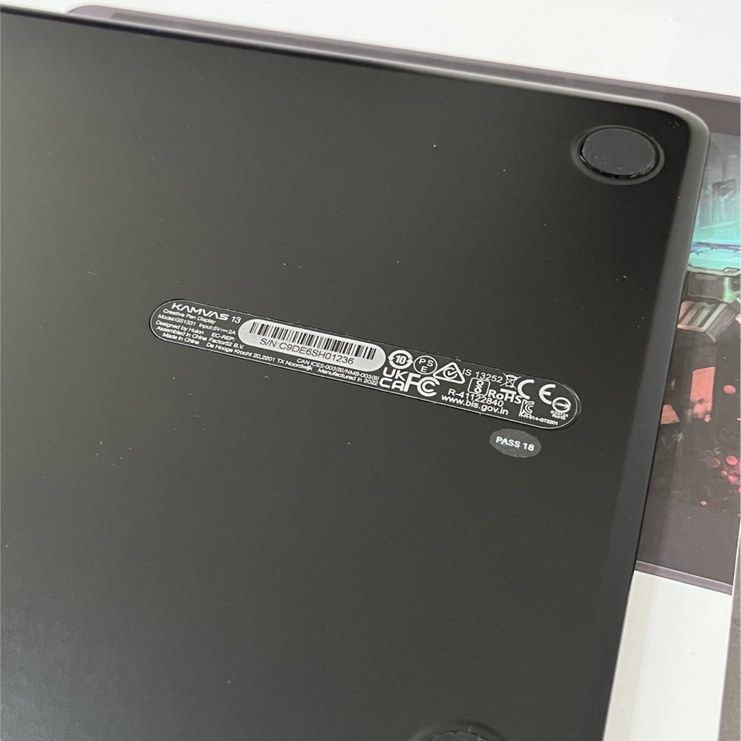 【美品】HUION Canvas13 液晶ペンタブレット