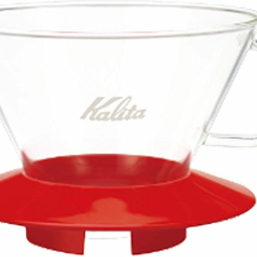 【色: レッド】Kalita (カリタ) コーヒードリッパー WDG-185 レ