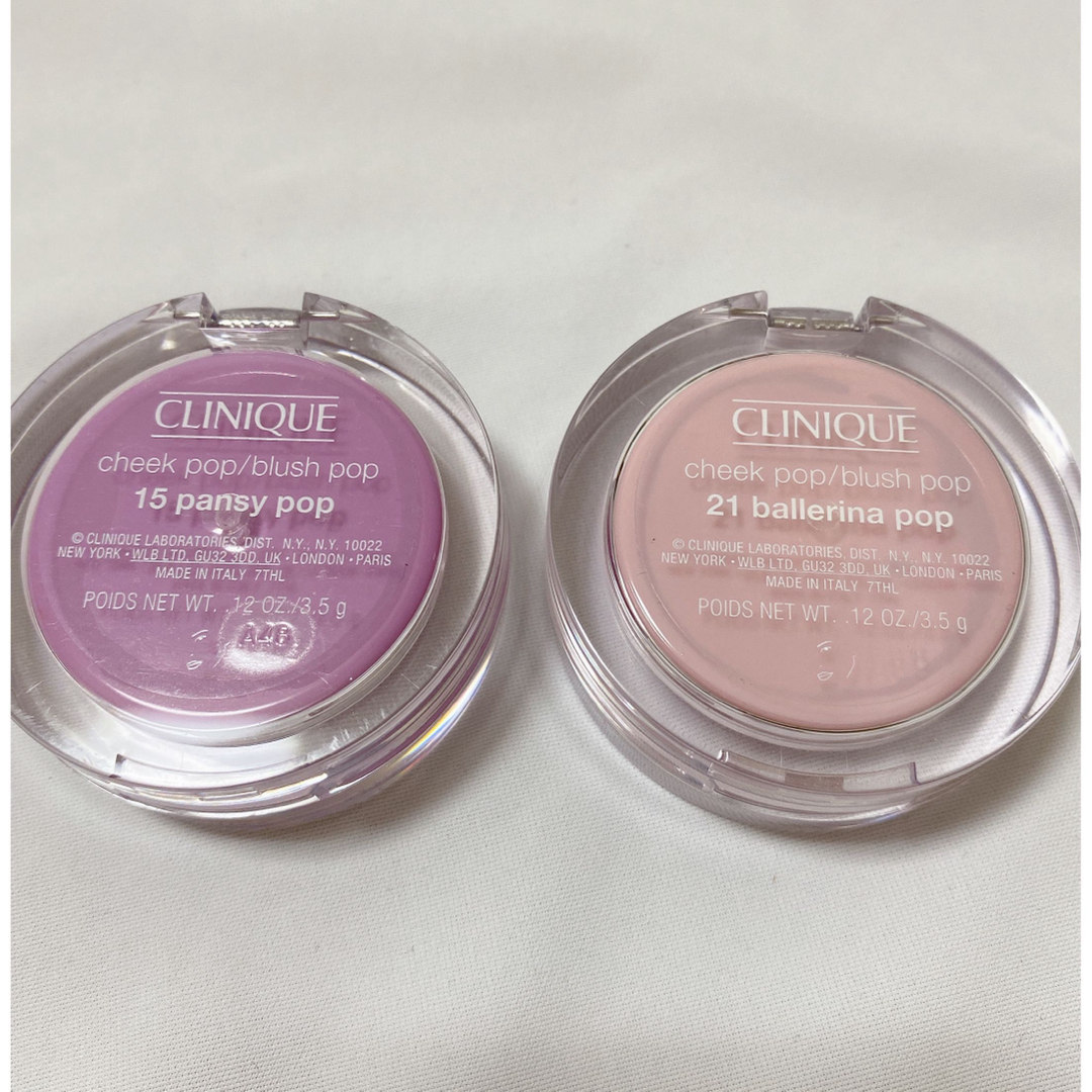 CLINIQUE(クリニーク)のCLINIQUE チークポップ 15,21 ︎✿まとめ売り コスメ/美容のベースメイク/化粧品(チーク)の商品写真