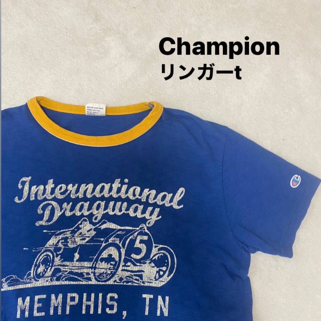 Champion 小文字ランタグ 復刻 リンガーtシャツ | フリマアプリ ラクマ