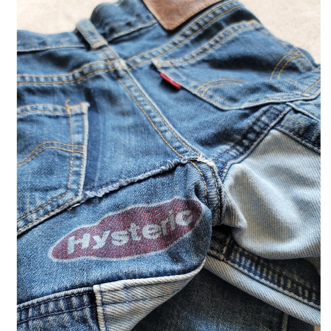 HYSTERIC GLAMOUR(ヒステリックグラマー)のHYSTERIC GLAMOUR　デニム　パンツ　キッズ キッズ/ベビー/マタニティのキッズ服男の子用(90cm~)(パンツ/スパッツ)の商品写真