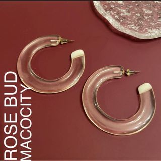 ローズバッド(ROSE BUD)のローズバッド　ピアス　フープ　クリアリングピアス　MACOCITY アクセサリー(ピアス)