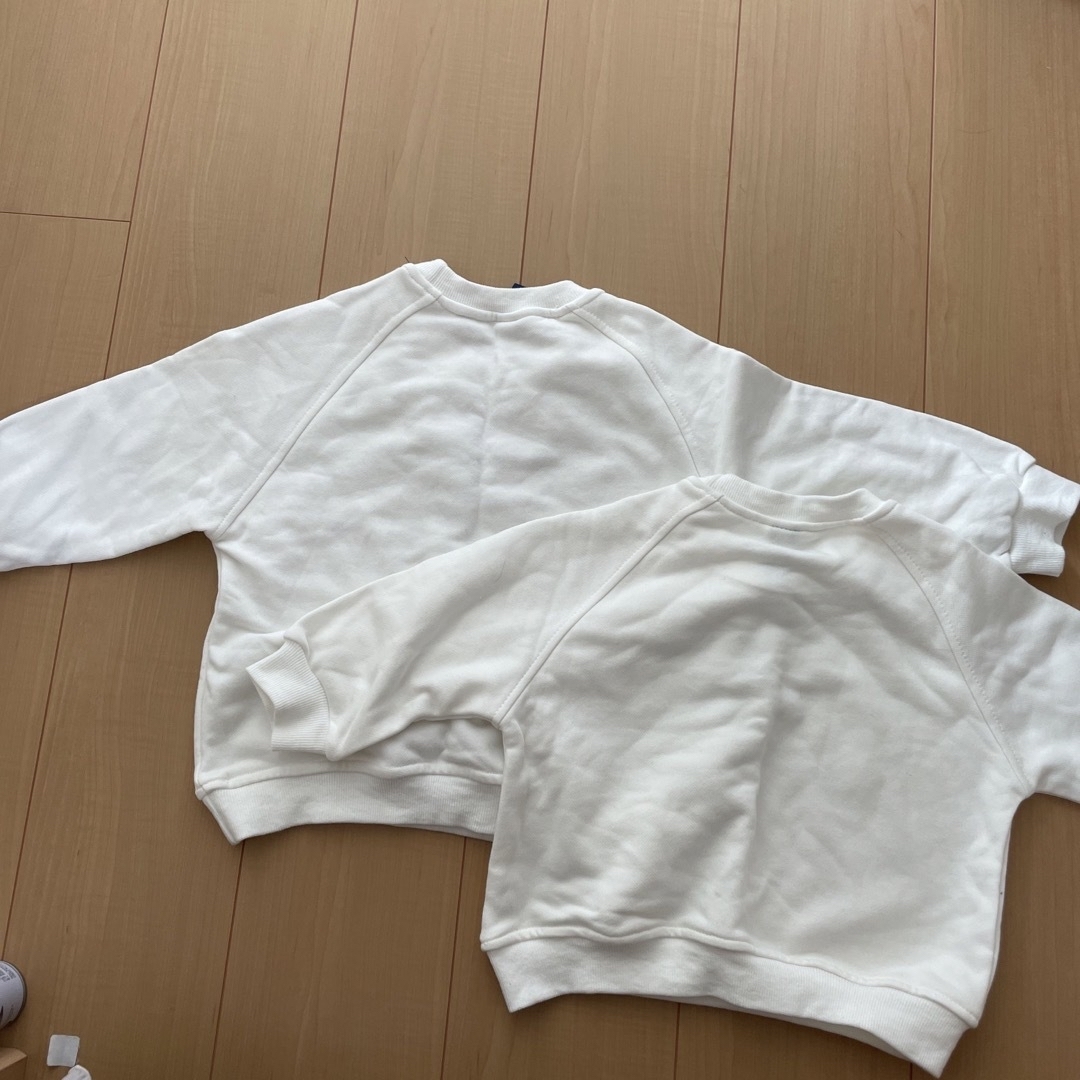 SNOOPY(スヌーピー)の韓国兄弟お揃いトレーナー キッズ/ベビー/マタニティのキッズ服女の子用(90cm~)(Tシャツ/カットソー)の商品写真