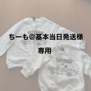 スヌーピー(SNOOPY)の韓国兄弟お揃いトレーナー(Tシャツ/カットソー)