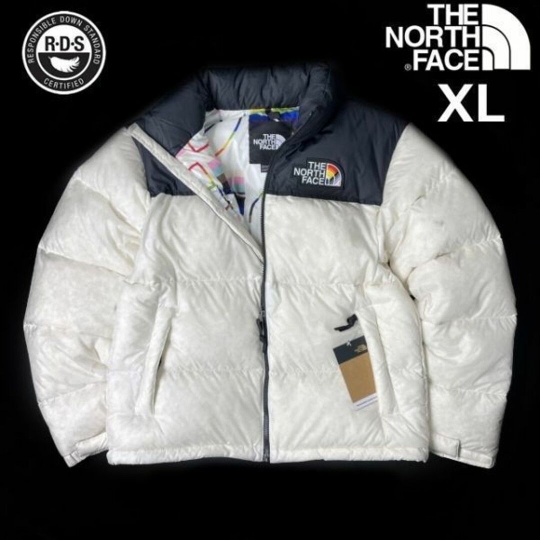 THE NORTH FACE  ダウンジャケット ヌプシ US限定 (M)白