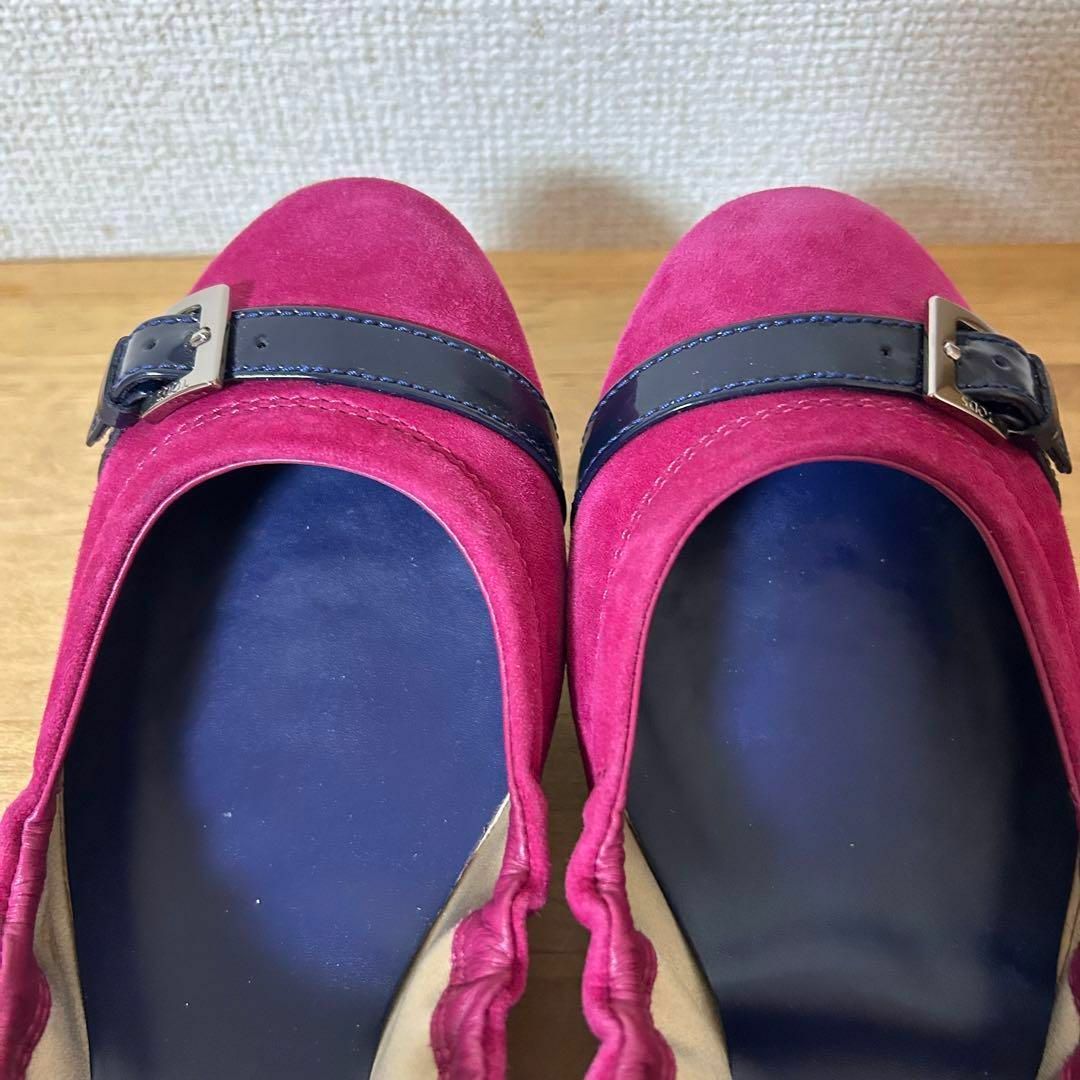 TOD'S(トッズ)の美品　TOD’S トッズ　バレエシューズ　35 22cm パンプス　ゴンミーニ レディースの靴/シューズ(バレエシューズ)の商品写真