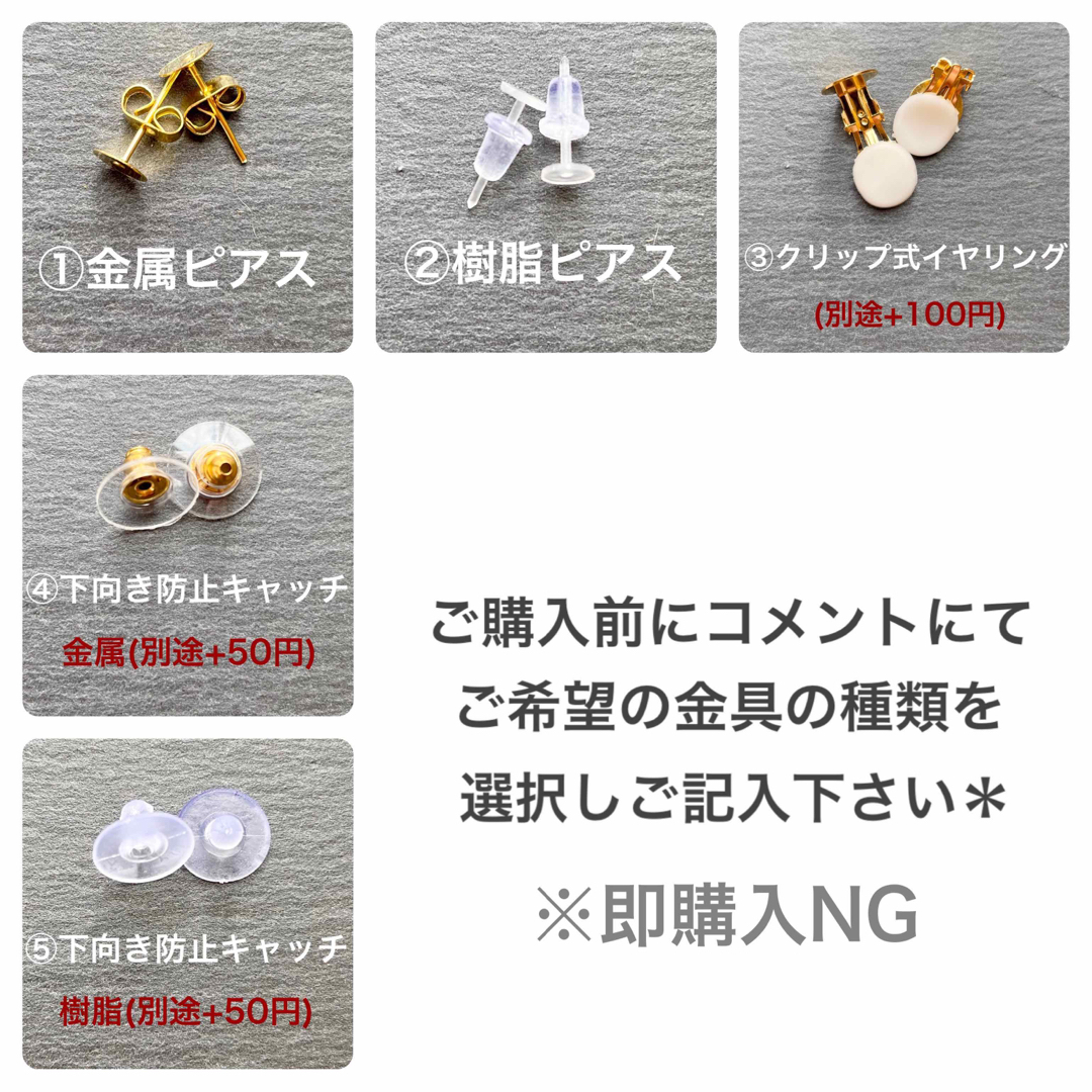 324.ピアス/イヤリング ハンドメイドのアクセサリー(ピアス)の商品写真