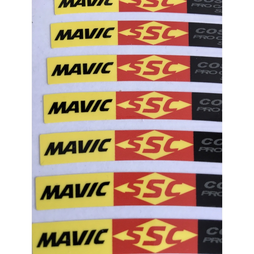 MAVIC(マヴィック)の新品　ロードバイク　ホイール　補修用デカール　ステッカー　 スポーツ/アウトドアの自転車(パーツ)の商品写真