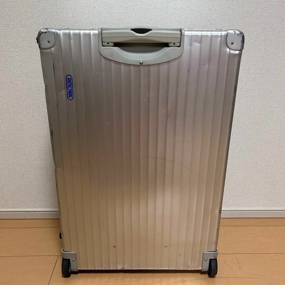 RIMOWA リモワ　キャリーバッグ　アルミ　オパール　84L Opal 青ロゴ