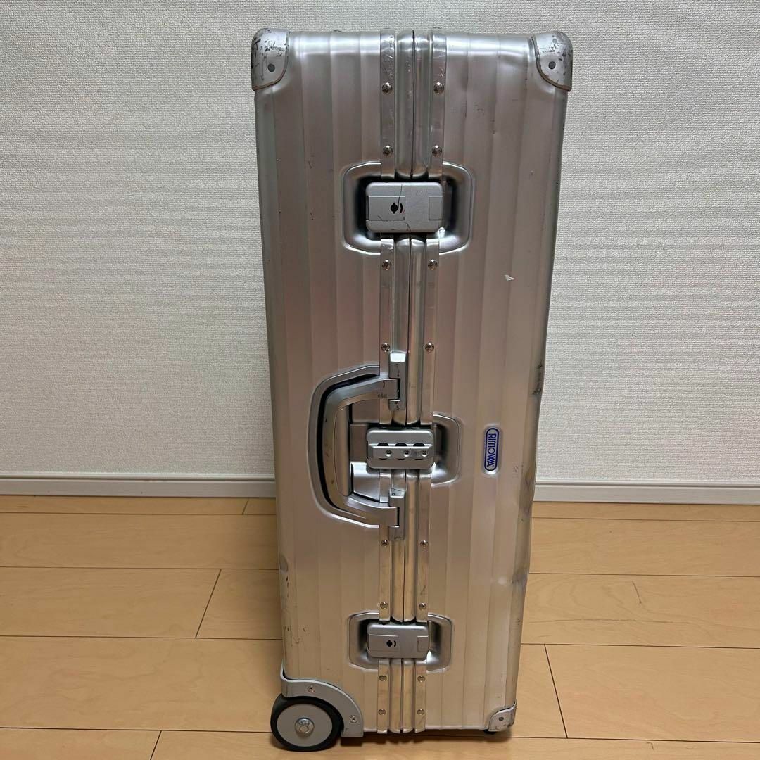 RIMOWA リモワ キャリーバッグ アルミ オパール 84L Opal 青ロゴ