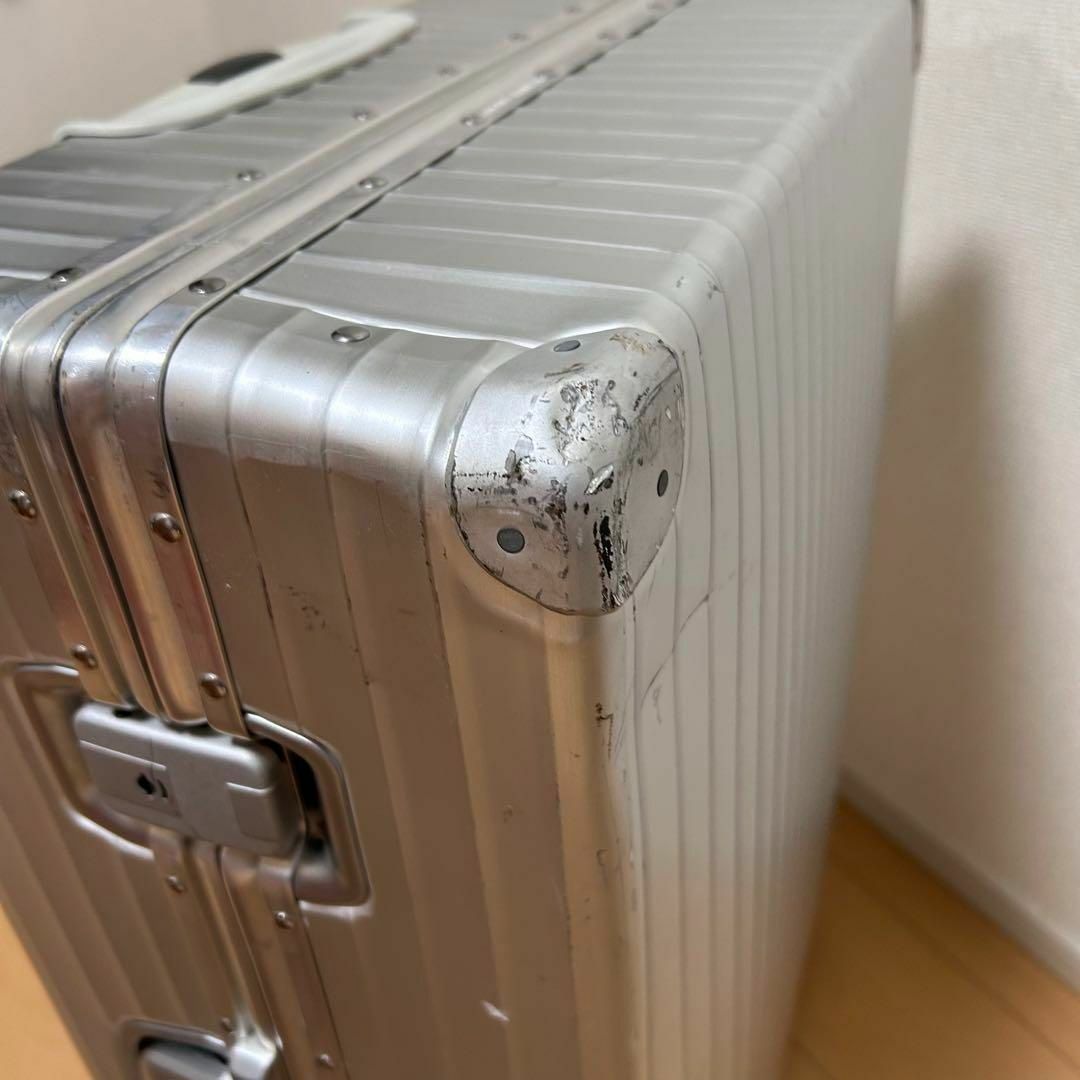 RIMOWA リモワ　キャリーバッグ　アルミ　オパール　84L Opal 青ロゴ