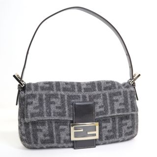 フェンディ(FENDI)の【FENDI】フェンディ マンマバケット デニム×レザー ブルー×シルバー金具 2431.26424.099/br2949ar(ハンドバッグ)