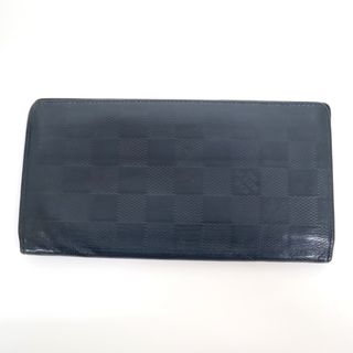 ルイヴィトン(LOUIS VUITTON)の【LOUIS VUITTON】ルイヴィトン ポルトフォイユブラザ アンフィニ ネイビー N64025/ok03526ar(長財布)